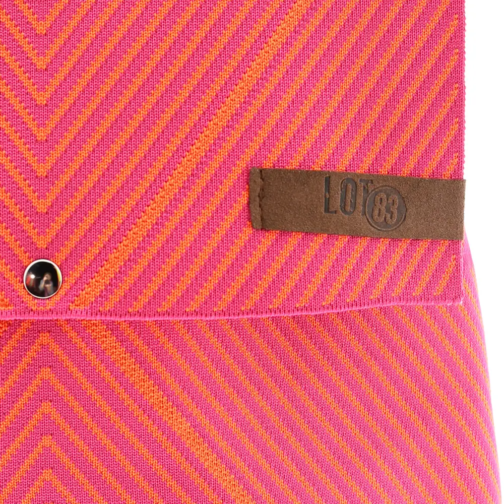 LOT83 Rucksack Romy Fuchsia in Pink & Orange Zick Zack LOT83 Rucksack Romy Fuchsia in Pink & Orange Zick Zack