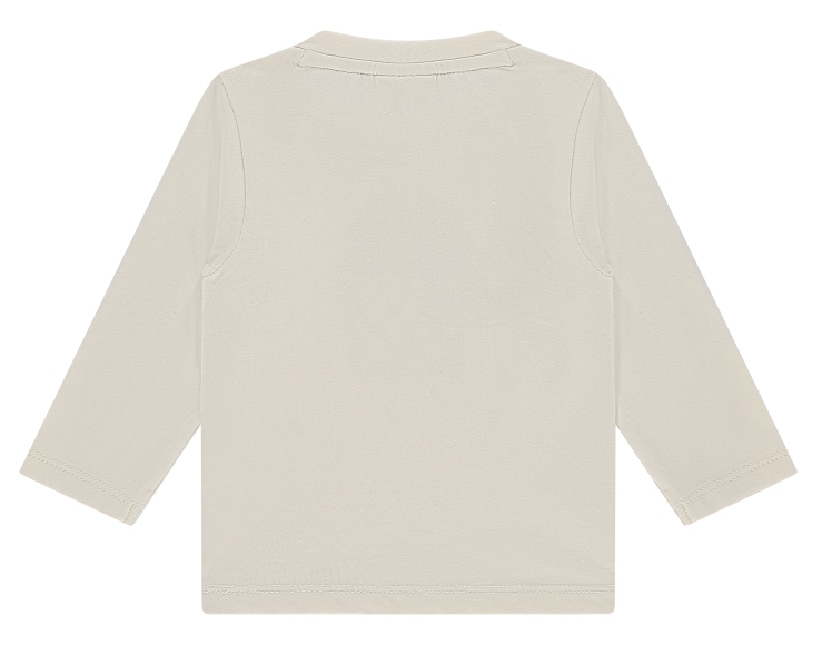 Babyface Langarm Shirt in Creme mit Basketball Smiley in Grün - SALE Babyface Langarm Shirt in Creme mit Basketball Smiley in Grün - SALE