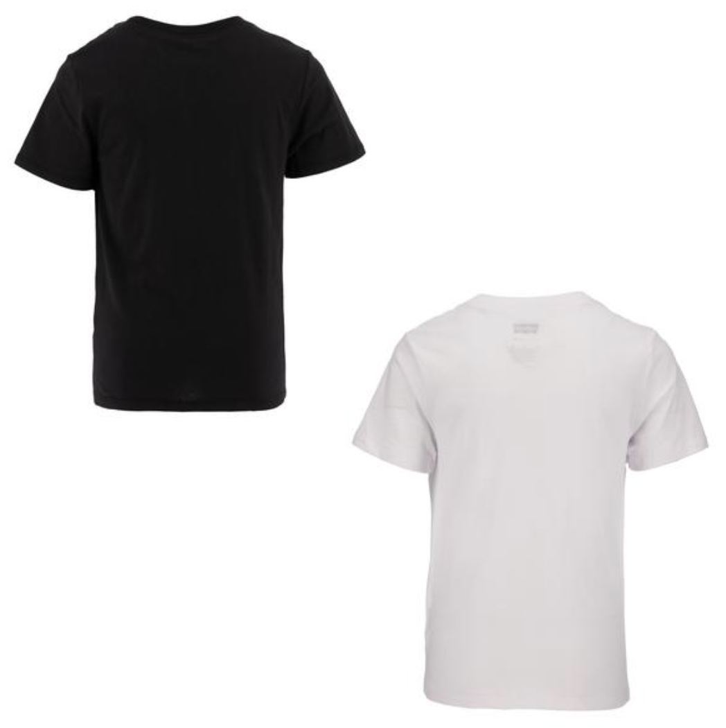 Levi's Crew Neck T-Shirt 2er-Set in Schwarz/Weiß Levi's Crew Neck T-Shirt 2er-Set in Schwarz/Weiß