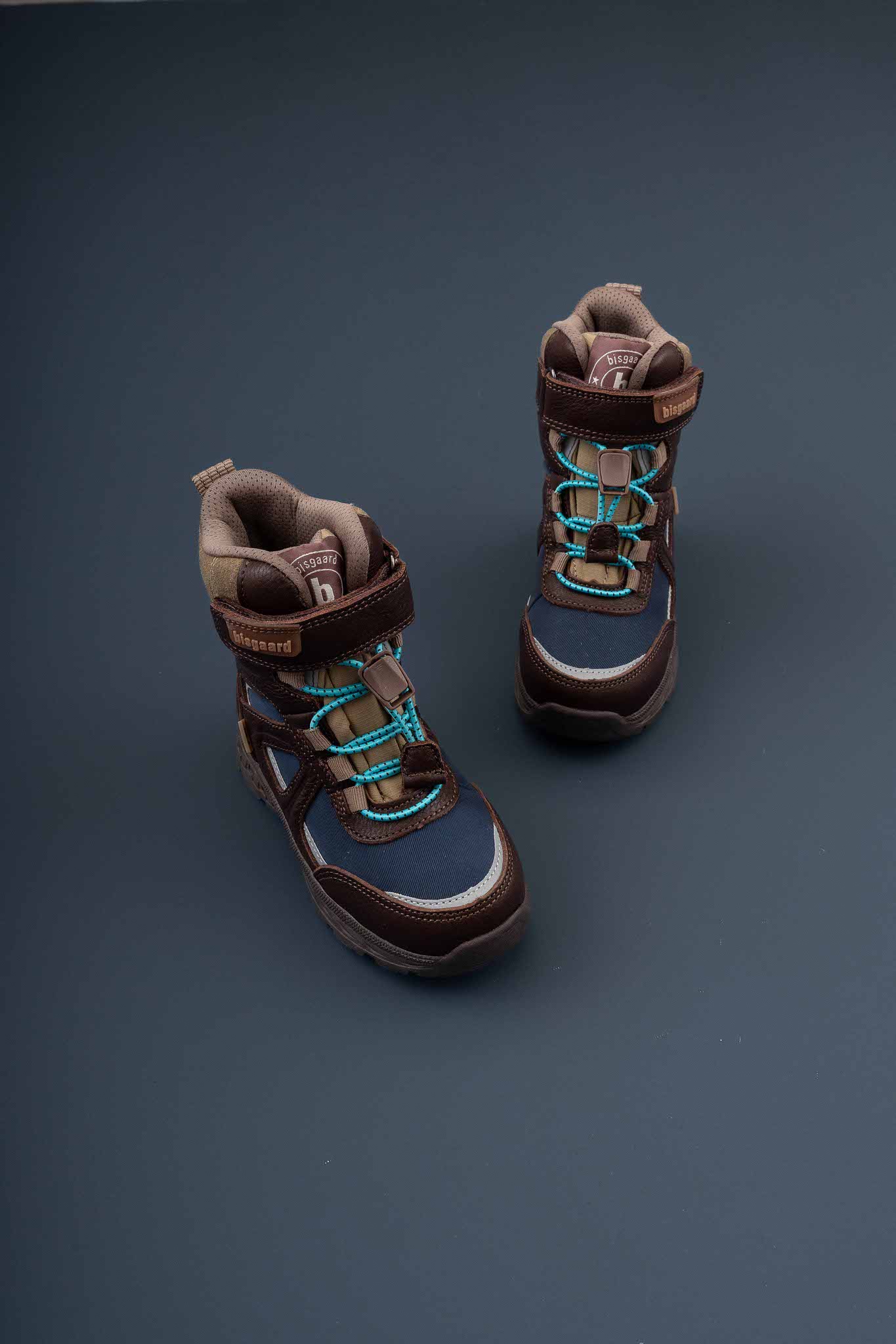 Bisgaard BRUCE TEX Winterstiefel mit Klett - Dark Brown/Dunkelbraun