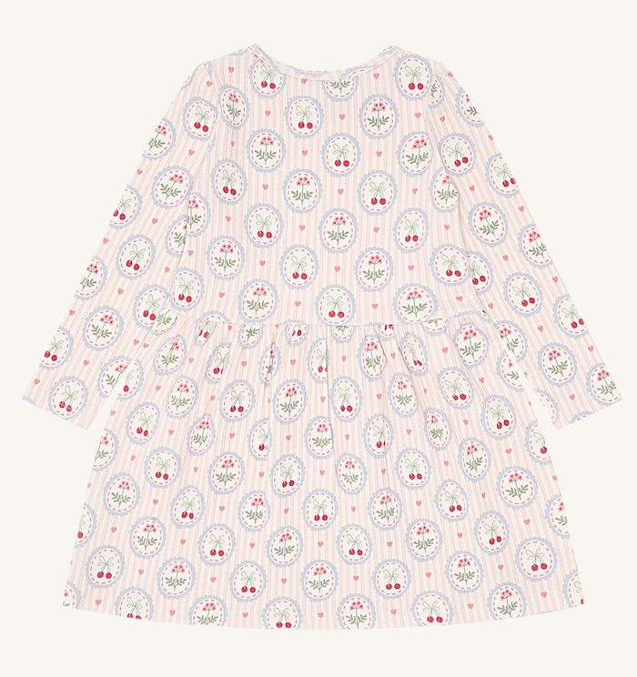 Hust & Claire Jersey Kleid Donna Frame - Blumen & Kirsche Hust & Claire Jersey Kleid Donna Frame - Blumen & Kirsche
