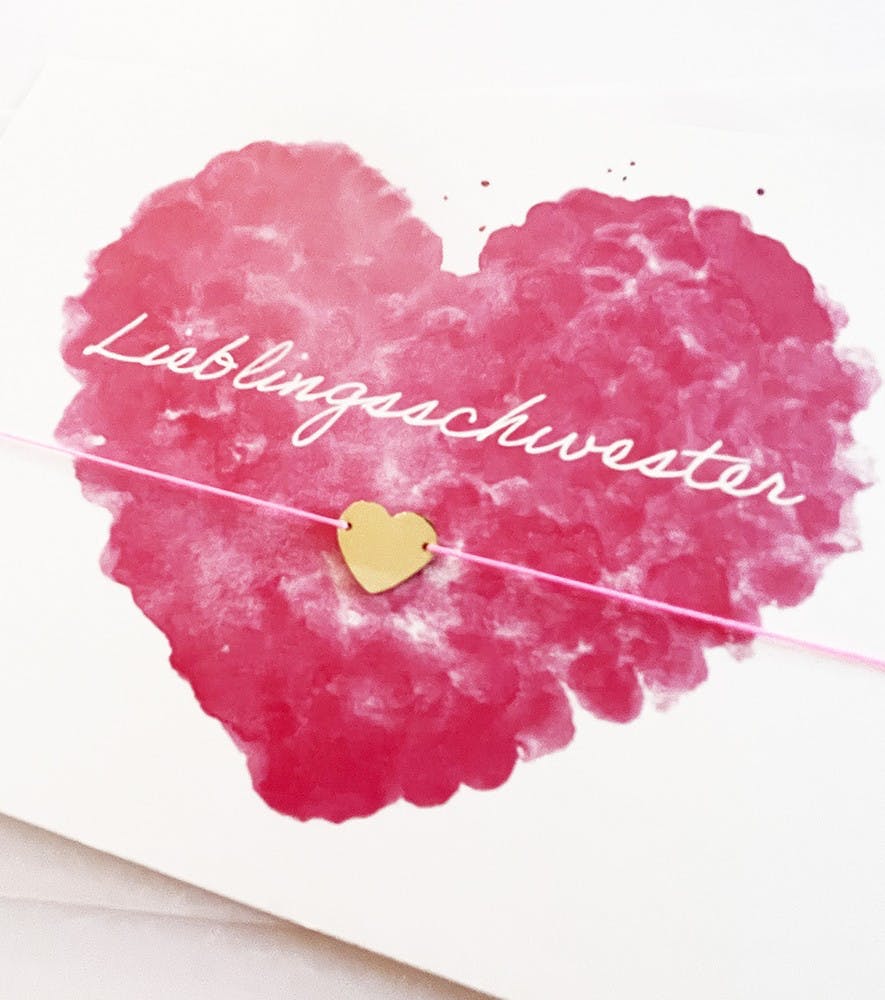 1096467-47cde97f21e946 By Vivi Schmuck Postkarte - Lieblingsschwester