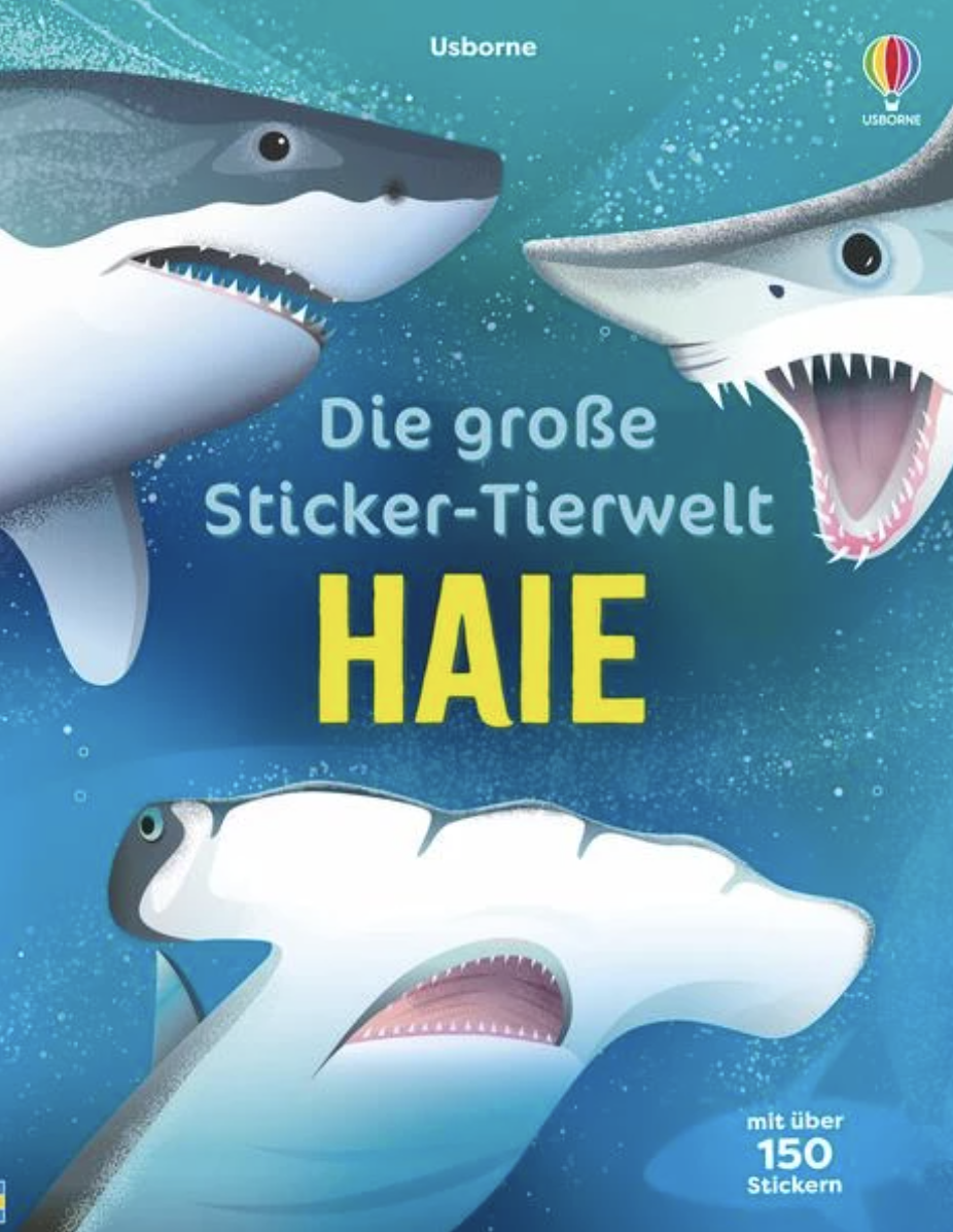 Usborne Die große Sticker-Tierwelt - Haie Usborne Die große Sticker-Tierwelt - Haie