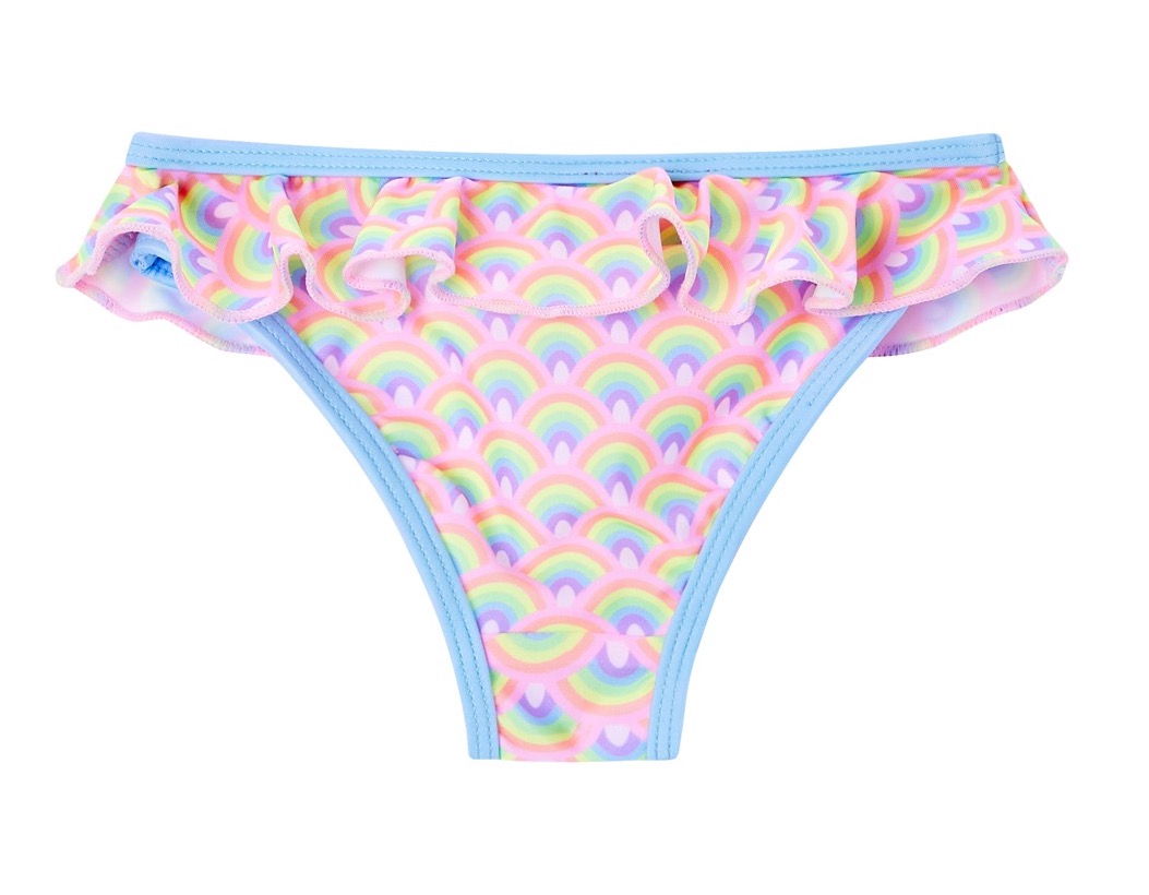 Someone Bikini Swimmy in Rosa mit Pastell Regenbogen