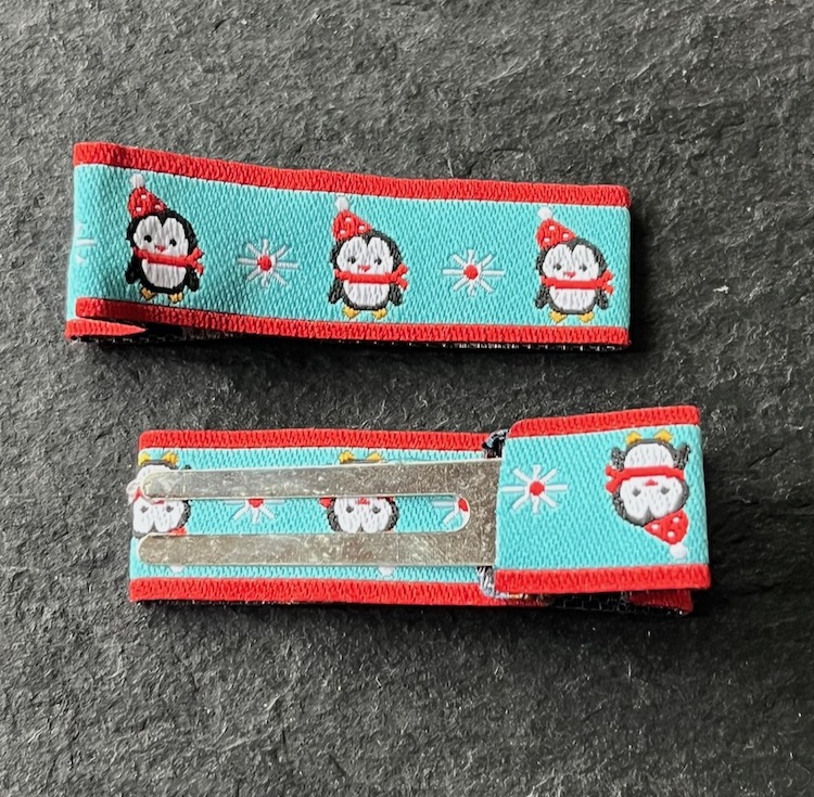 Wowzers Designer Clips - Pinguine Blau - 1 Paar 