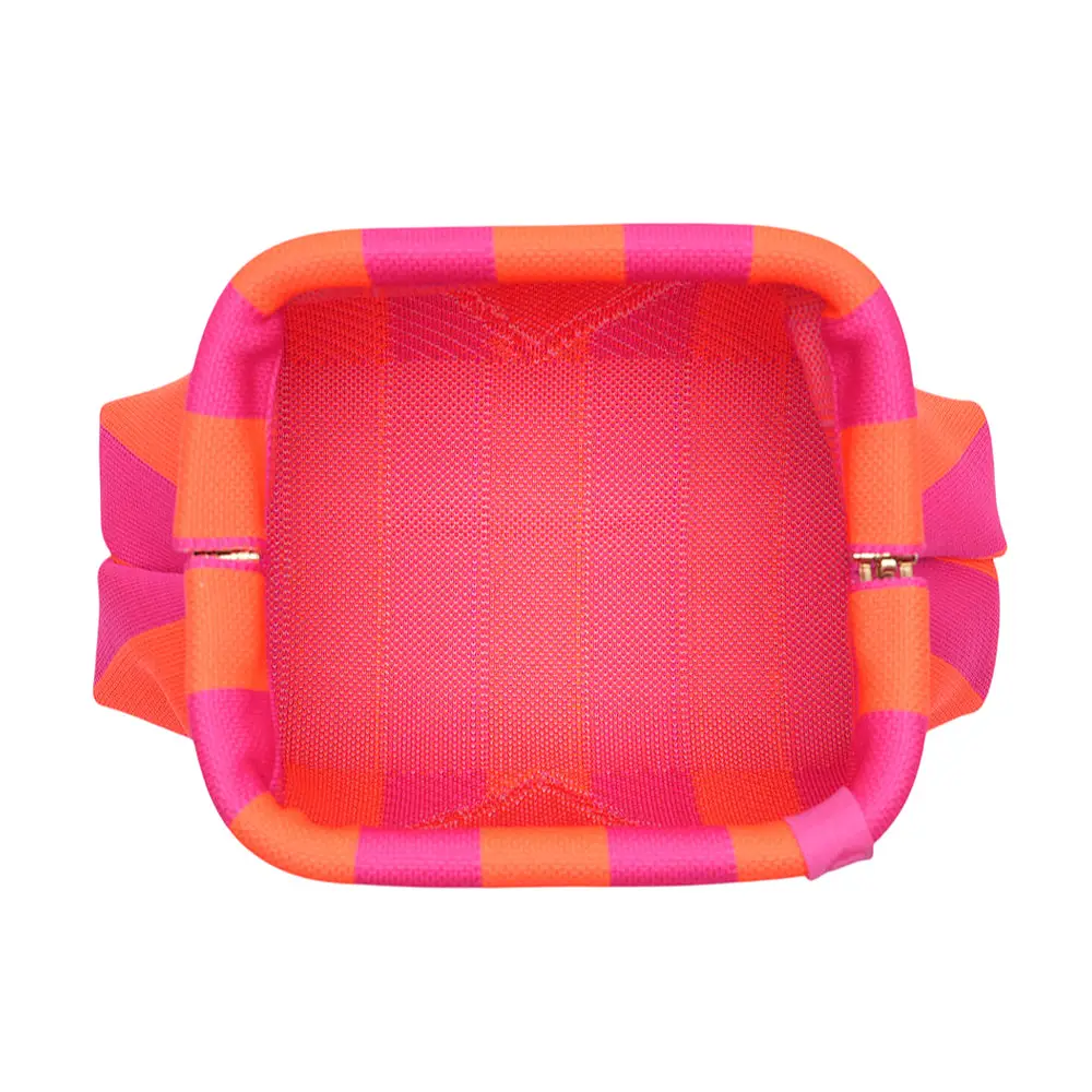 LOT83 Rebel Kulturtasche oder Clutch Emma - Pink Orange - Herz LOT83 Rebel Kulturtasche oder Clutch Emma - Pink Orange - Herz