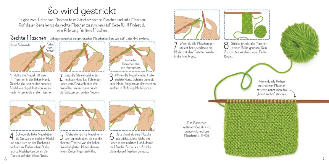 Usborne Alles drin! Schritt für Schritt kinderleicht Tiere stricken