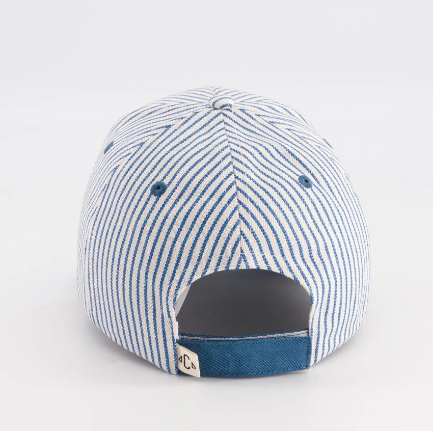 Chamaye Cap für Damen Herren und Kind - Marineblau Gestreift - HEARTBREAKER Chamaye Cap für Damen Herren und Kind - Marineblau Gestreift - HEARTBREAKER