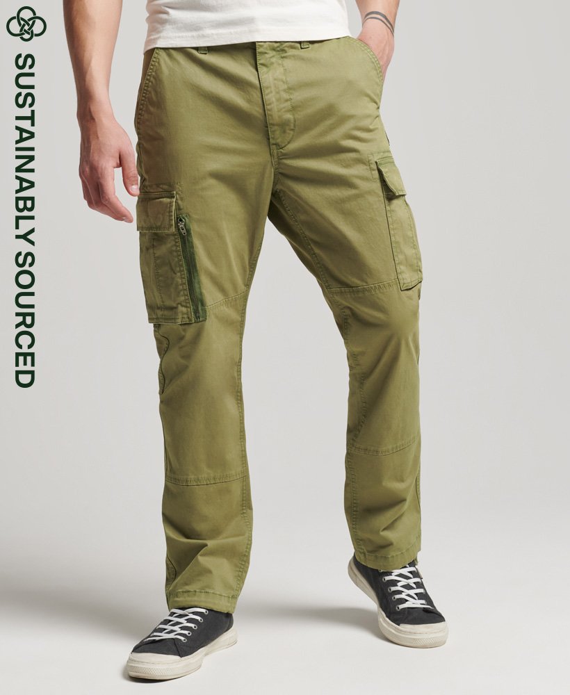 upload9223368955666063268 Superdry Recruit Grip Cargo Hose in Oliv Grün