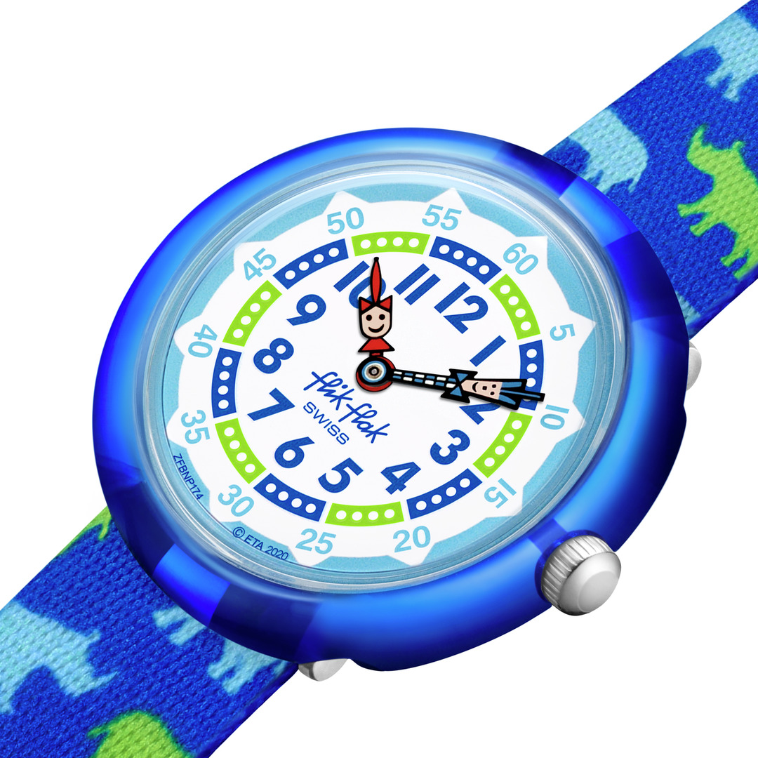 Flik Flak Uhr Kinderuhr - RHINOFEROCE - Rhino