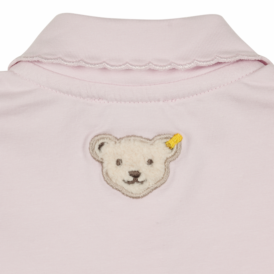 L002412422 Steiff Baby Mädchen Kurzarm Polo Shirt in Rosa
