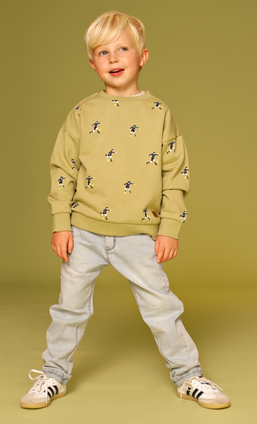 Babyface Stains & Stories Jungs Wide Leg Jeans in Hellblau Babyface Stains & Stories Jungs Wide Leg Jeans in Hellblau