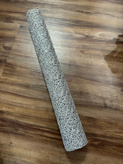 Hoff Interieur Tischläufer - Deko Rolle in Silber Glitzer - SALE