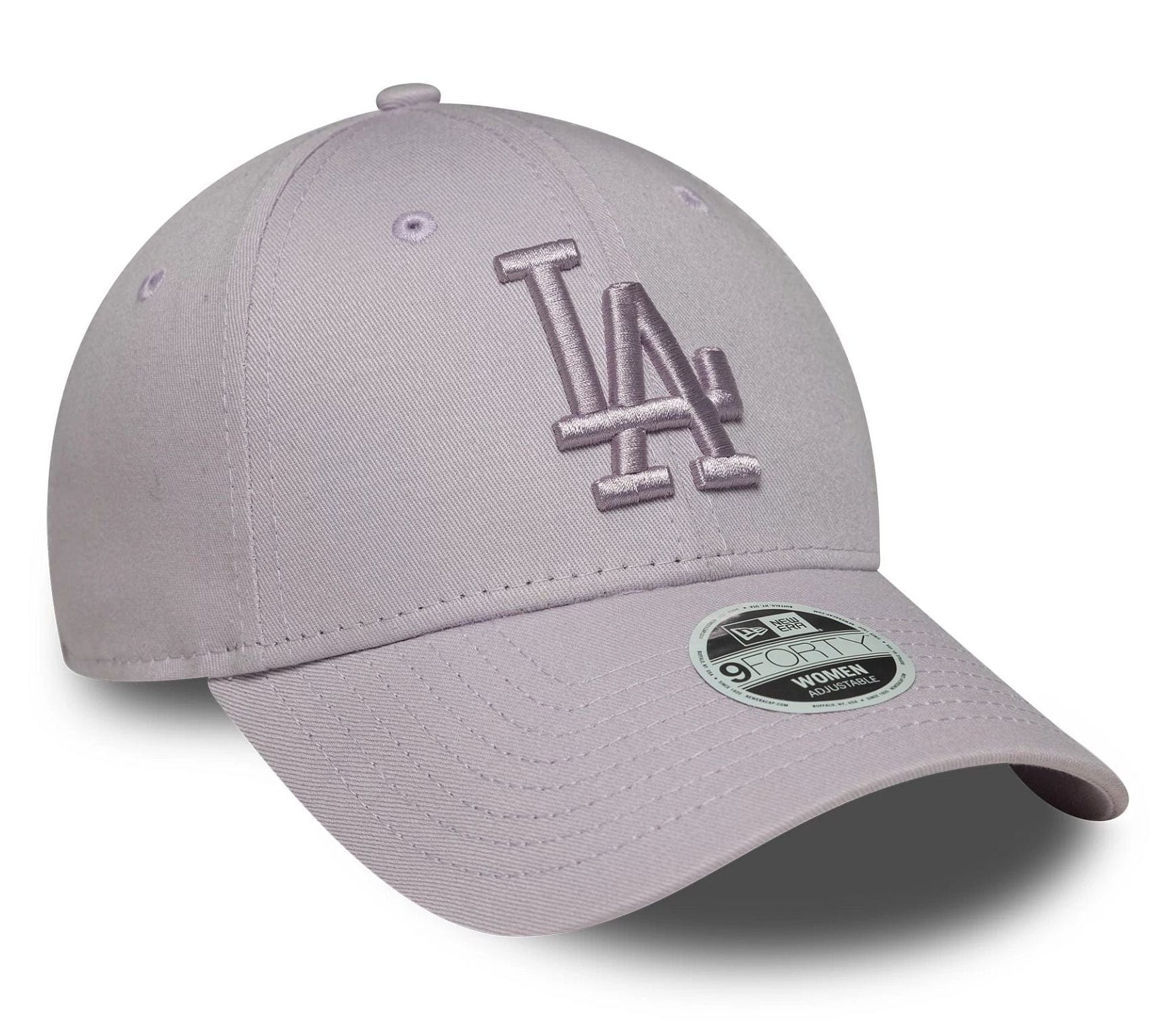 New Era Damen Cap Pastelllila LA Dodgers MLB League Essential 9FORTY Verstellbare Cap