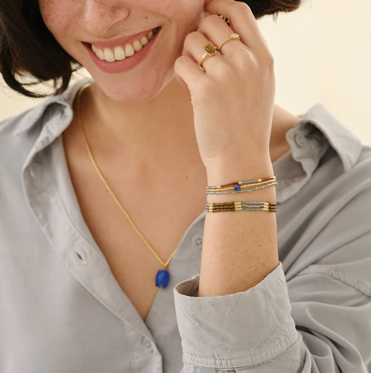 A Beautiful Story Reflection Lapislazuli Armband A Beautiful Story Reflection Lapislazuli Armband