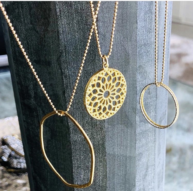 inrosa Kette Modell 'Leni' Sterling Silber vergoldet - Gold Kette