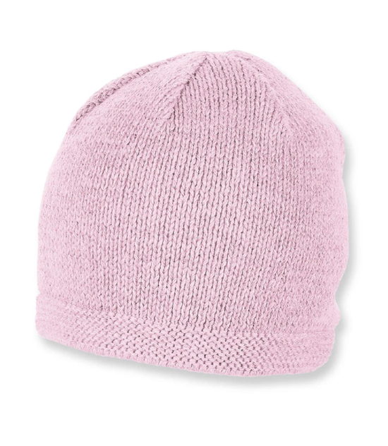 Sterntaler Bio-Baumwolle Baby Strickmütze in Altrosa
