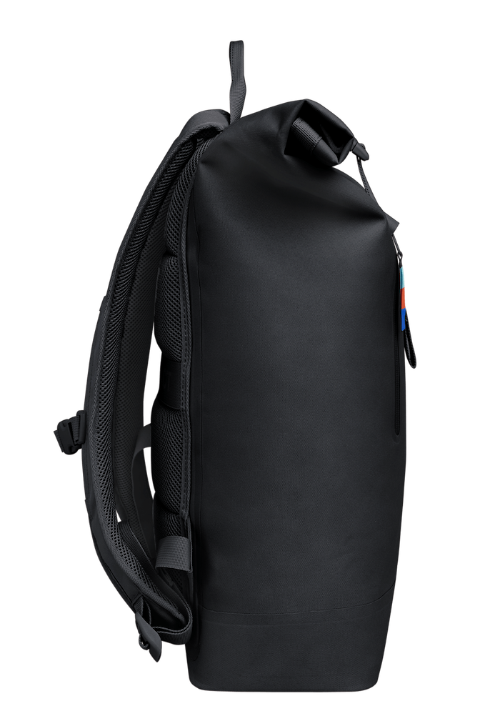 GOT BAG ROLLTOP LITE 2.0 BLACK - Nachhaltiger Rucksack in Schwarz