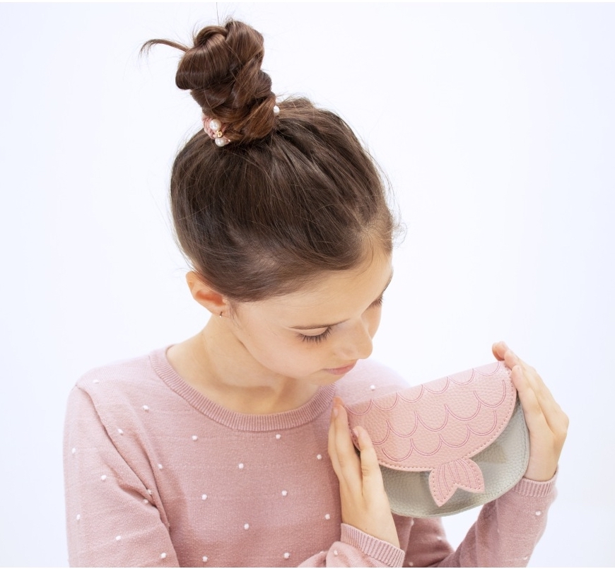 829849-Kindertasche-Asnee-rosa-2 YUKO.B Umhängetasche Asnee Rosa - Meerjungfrau Flosse