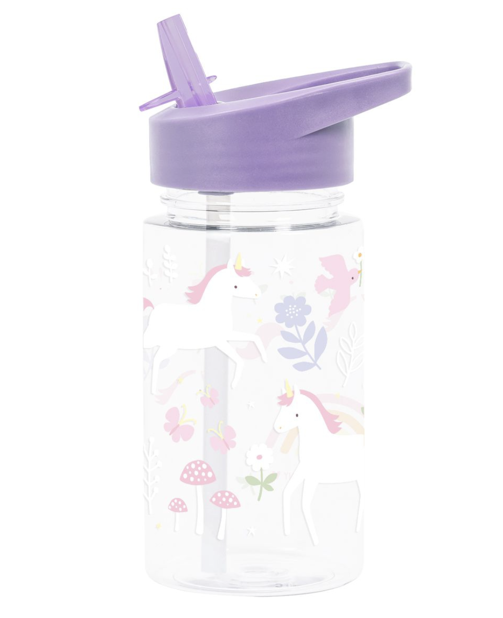 A Lovely Little Company Trinkflasche mit Strohhalm - Einhorn A Lovely Little Company Trinkflasche mit Strohhalm - Einhorn