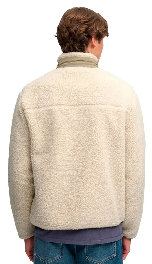 Superdry Herren Fleecejacke Mountain in Creme