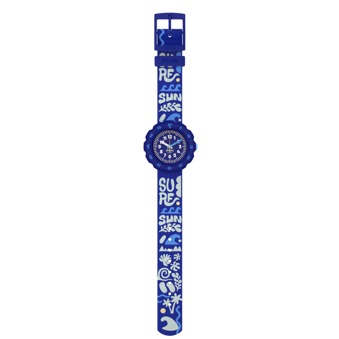 Flik Flak Kinderuhr in Blau - SURFING ESSENTIALS