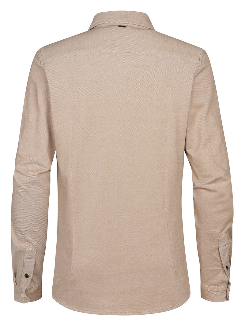 Petrol Industries Herren Hemd in Beige Petrol Industries Herren Hemd in Beige