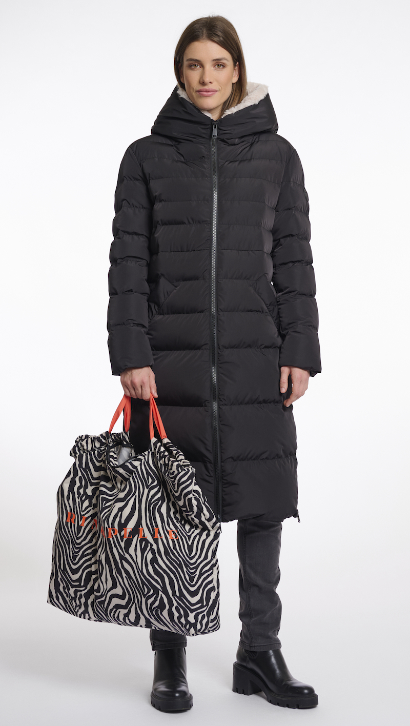 Rino & Pelle Faltbare Shopper Tasche Fold-Away - Zebra Rino & Pelle Faltbare Shopper Tasche Fold-Away - Zebra
