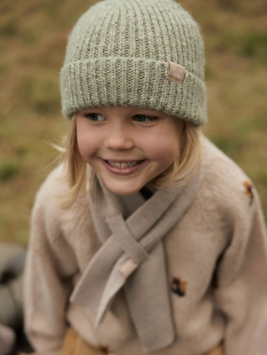 Barts Kids Keeva Beanie Mütze mit Futter und Umschlag - Khaki