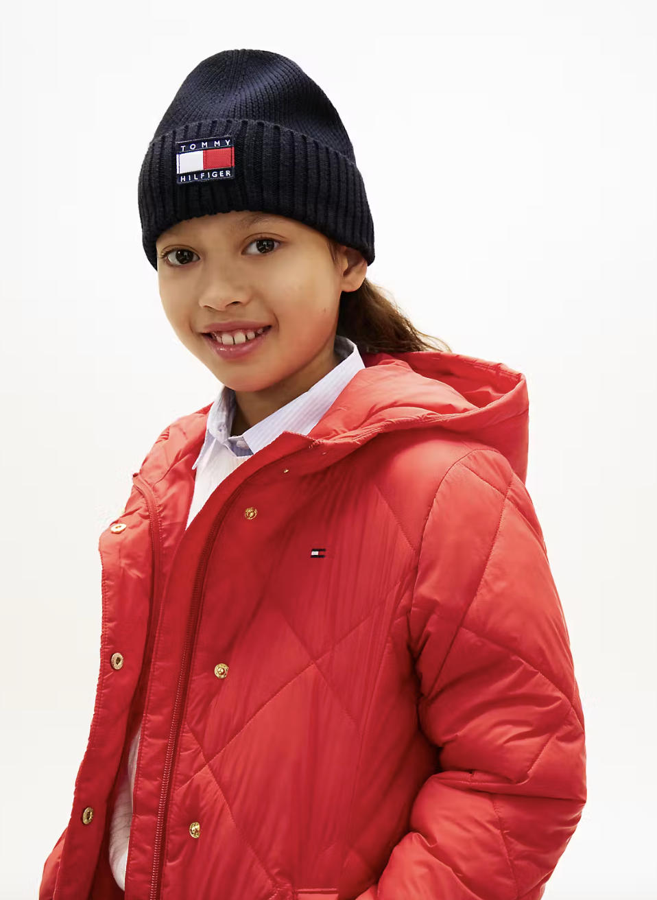 Tommy Hilfiger Baumwolle Mütze Heritage Flag - Space Blue Tommy Hilfiger Baumwolle Mütze Heritage Flag - Space Blue