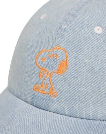 Codello Peanuts Baumwolle Denim Cap mit Snoopy Stickerei Codello Peanuts Baumwolle Denim Cap mit Snoopy Stickerei
