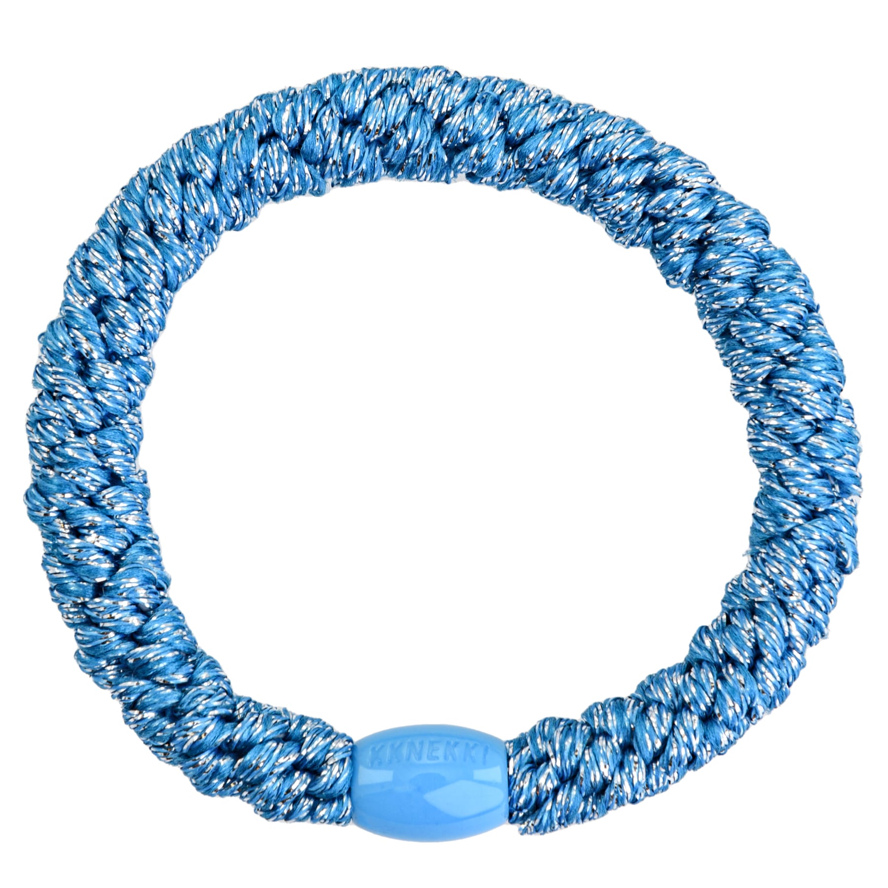 Kknekki Haargummi/Armband - Blue Silver Glitter - Blau Silber Glitzer Kknekki Haargummi/Armband - Blue Silver Glitter - Blau Silber Glitzer