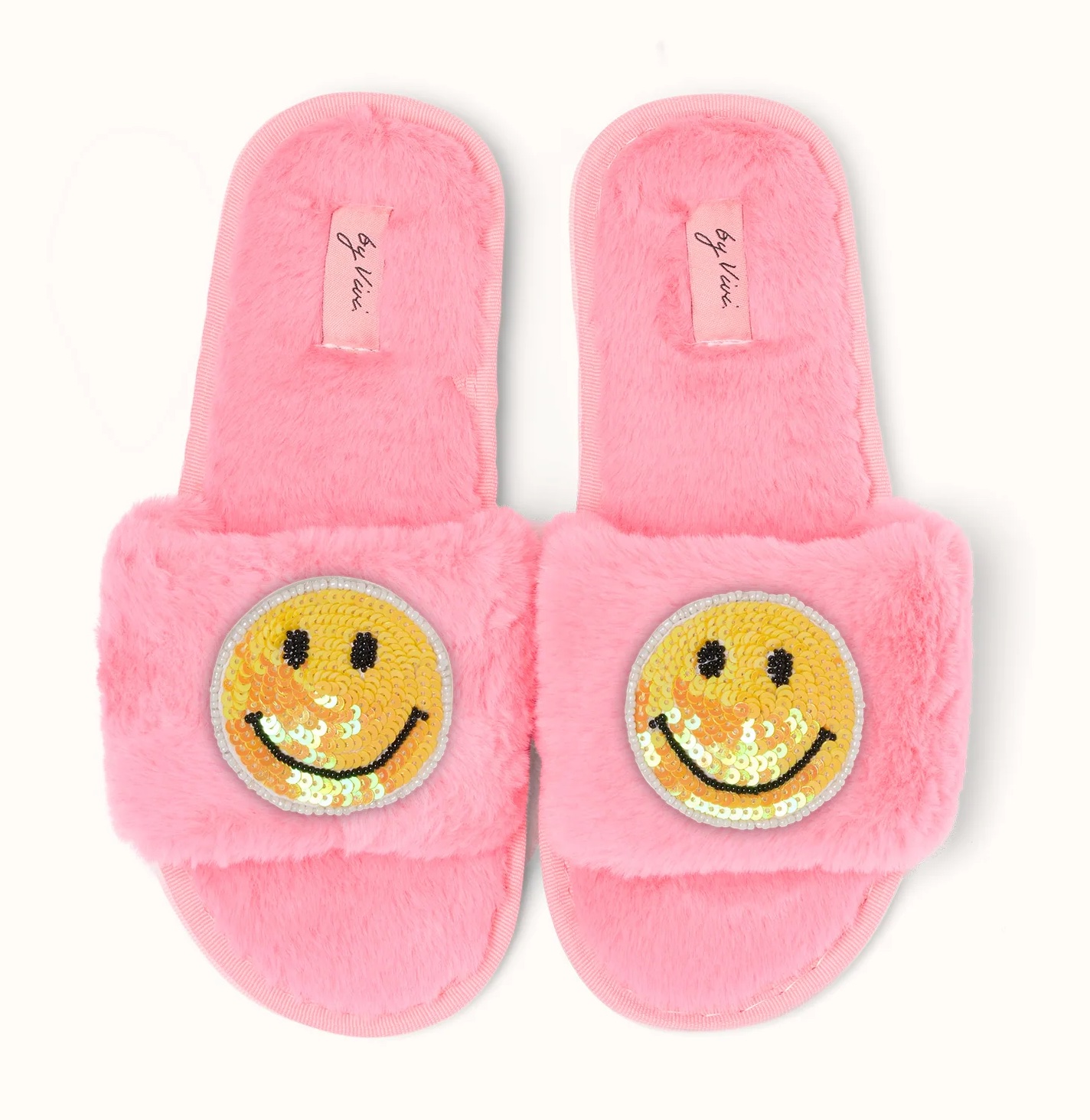 By Vivi Plüsch Slipper in Pink Flamingo