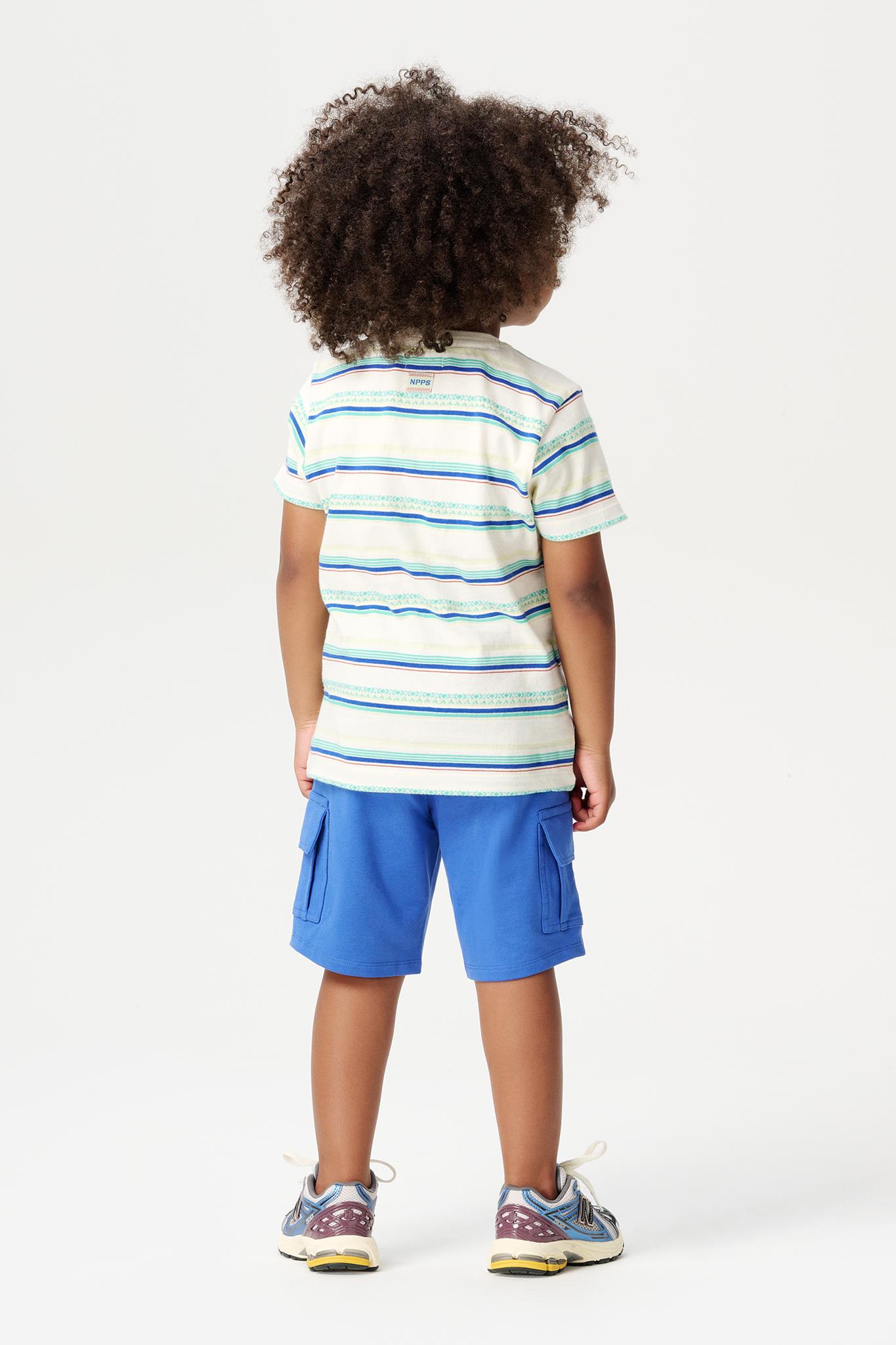 Noppies Linneus Jog Sweat Short in Dazzling Blue mit Kordelzug 
