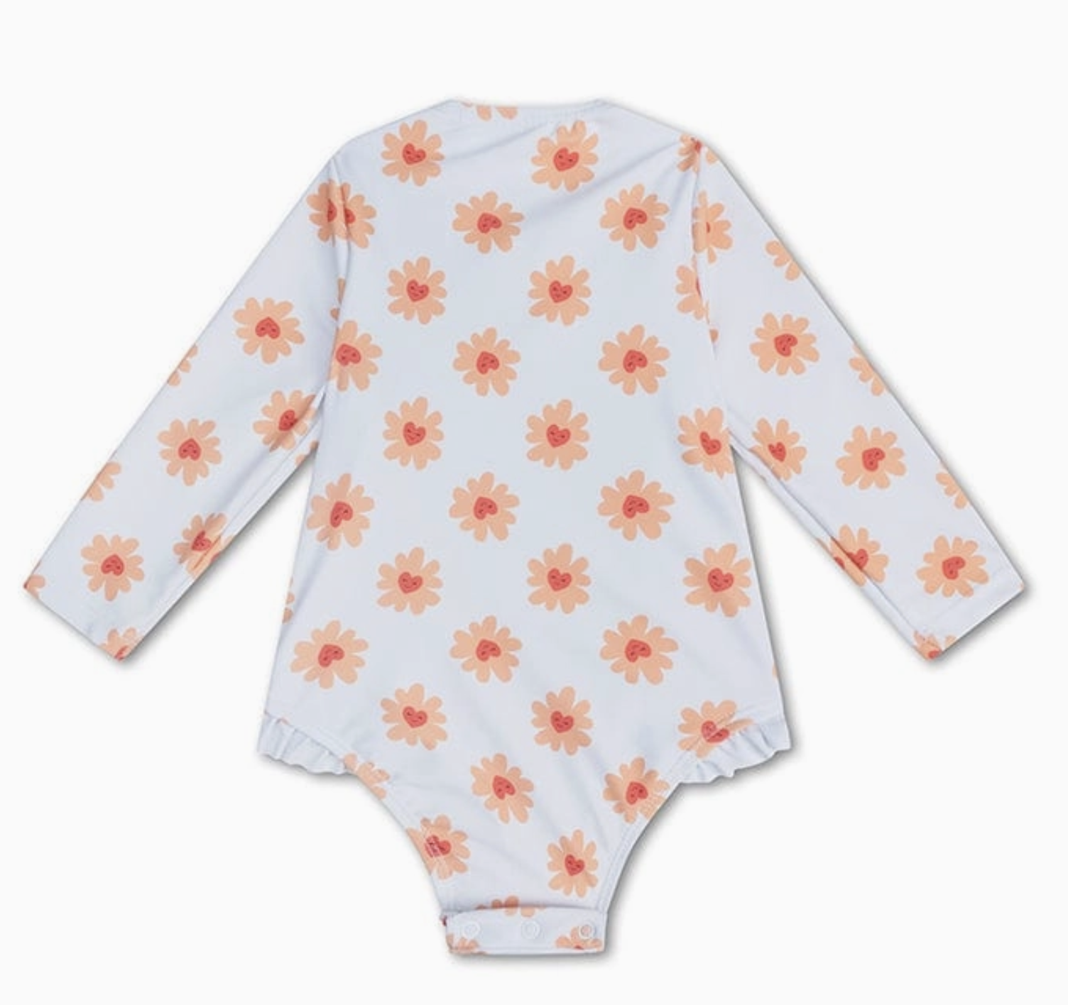 Swim Essentials Langarm UV-Badeanzug in Weiß mit Blumen - SALE Swim Essentials Langarm UV-Badeanzug in Weiß mit Blumen - SALE