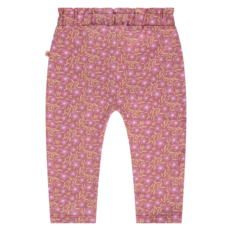 Babyface Mädchen Jersey Hose in Pink Lemonade Blumen Allover - SALE
