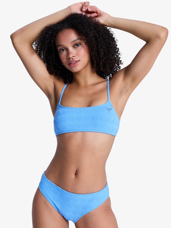 Roxy Paradise Wave Hipster-Bikiniunterteil in Blau für Frauen