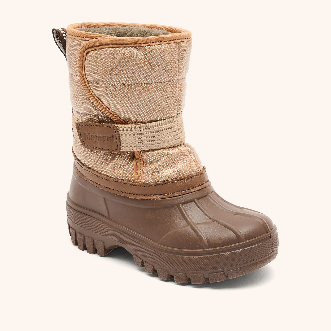 Bisgaard PACSON Winterstiefel mit Klett - Rosegold Bisgaard PACSON Winterstiefel mit Klett - Rosegold