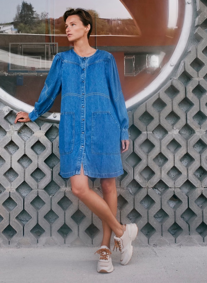 Indi & Cold Jeanskleid Vestido - Blau - SALE