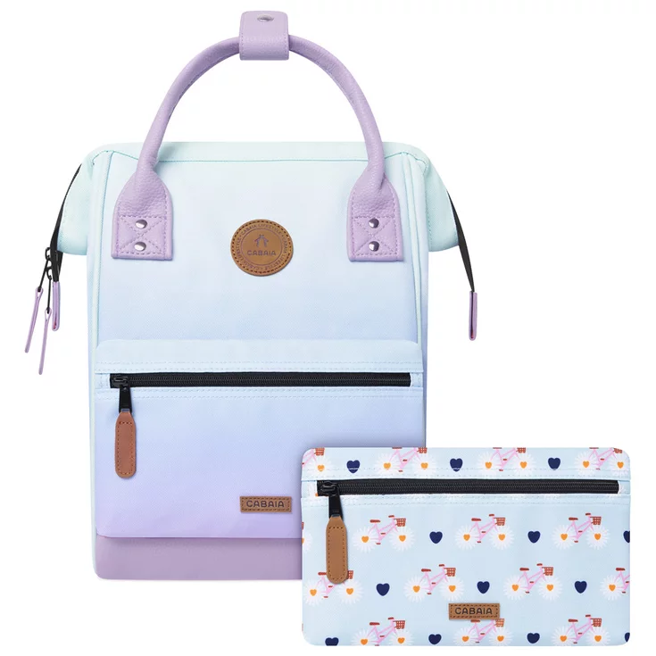 Cabaia Rucksack MYKONOS Small mit Laptop-Fach - Ombre Farbverlauf Aqua bis Violett Cabaia Rucksack MYKONOS Small mit Laptop-Fach - Ombre Farbverlauf Aqua bis Violett