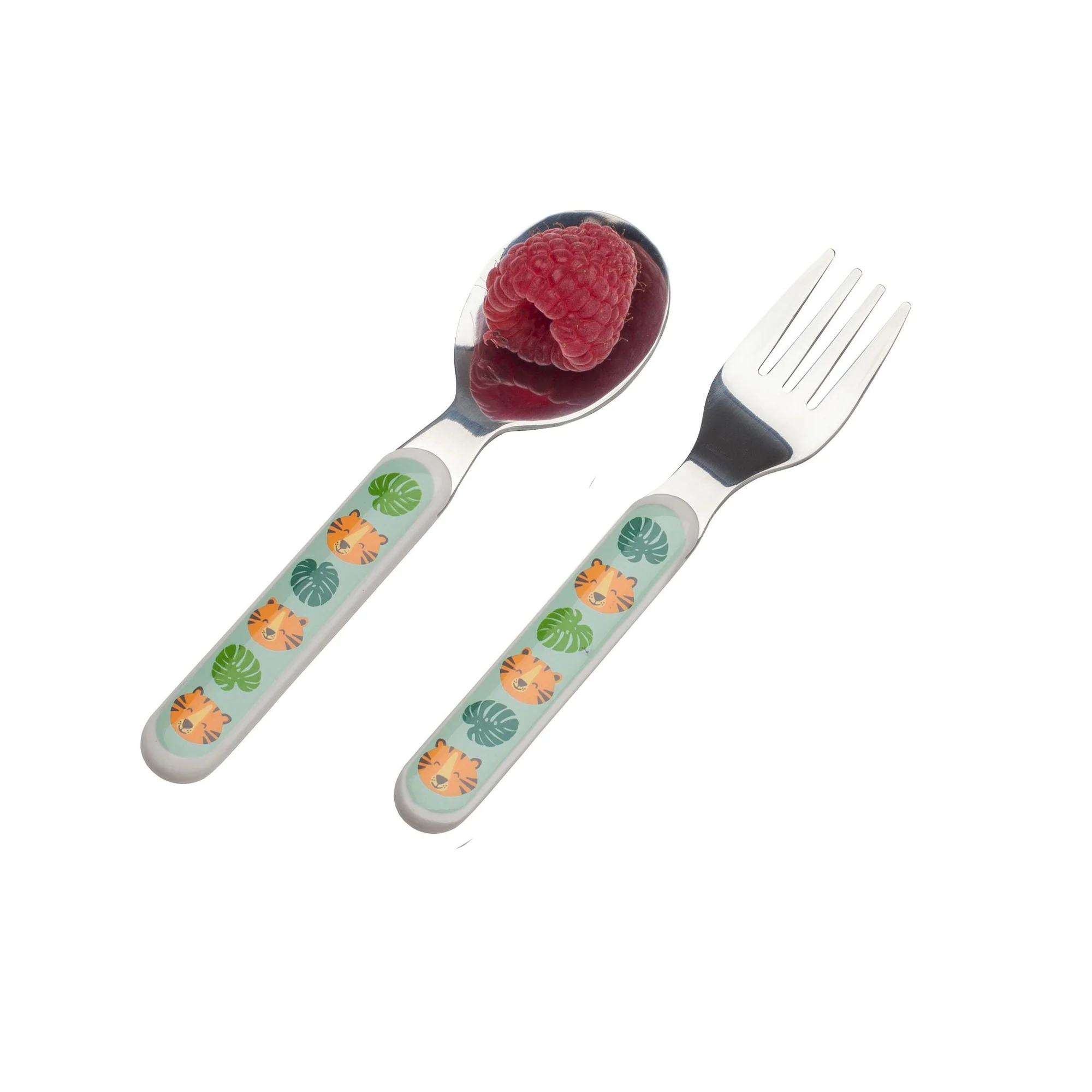 A1431_SilverwareSet_Tiger_02_2000x2000 SugarBooger Besteck Set - Gabel & Löffel - Tiger