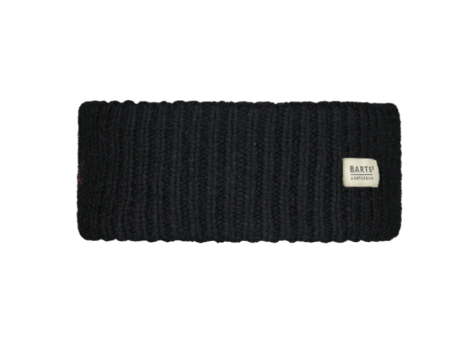 Barts Zias Stirnband gerippt mit gerader Passform und Fleecefutter - Black/Schwarz Barts Zias Stirnband gerippt mit gerader Passform und Fleecefutter - Black/Schwarz