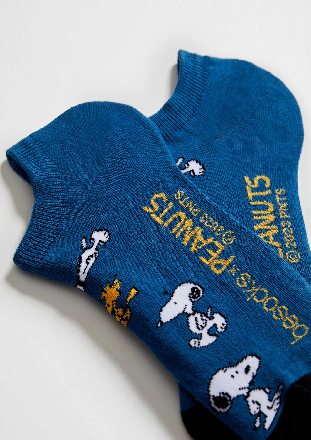 besocks Peanuts BeSnoopy Knöchelsocken in Blau Snoopy Bio Baumwolle besocks Peanuts BeSnoopy Knöchelsocken in Blau Snoopy Bio Baumwolle