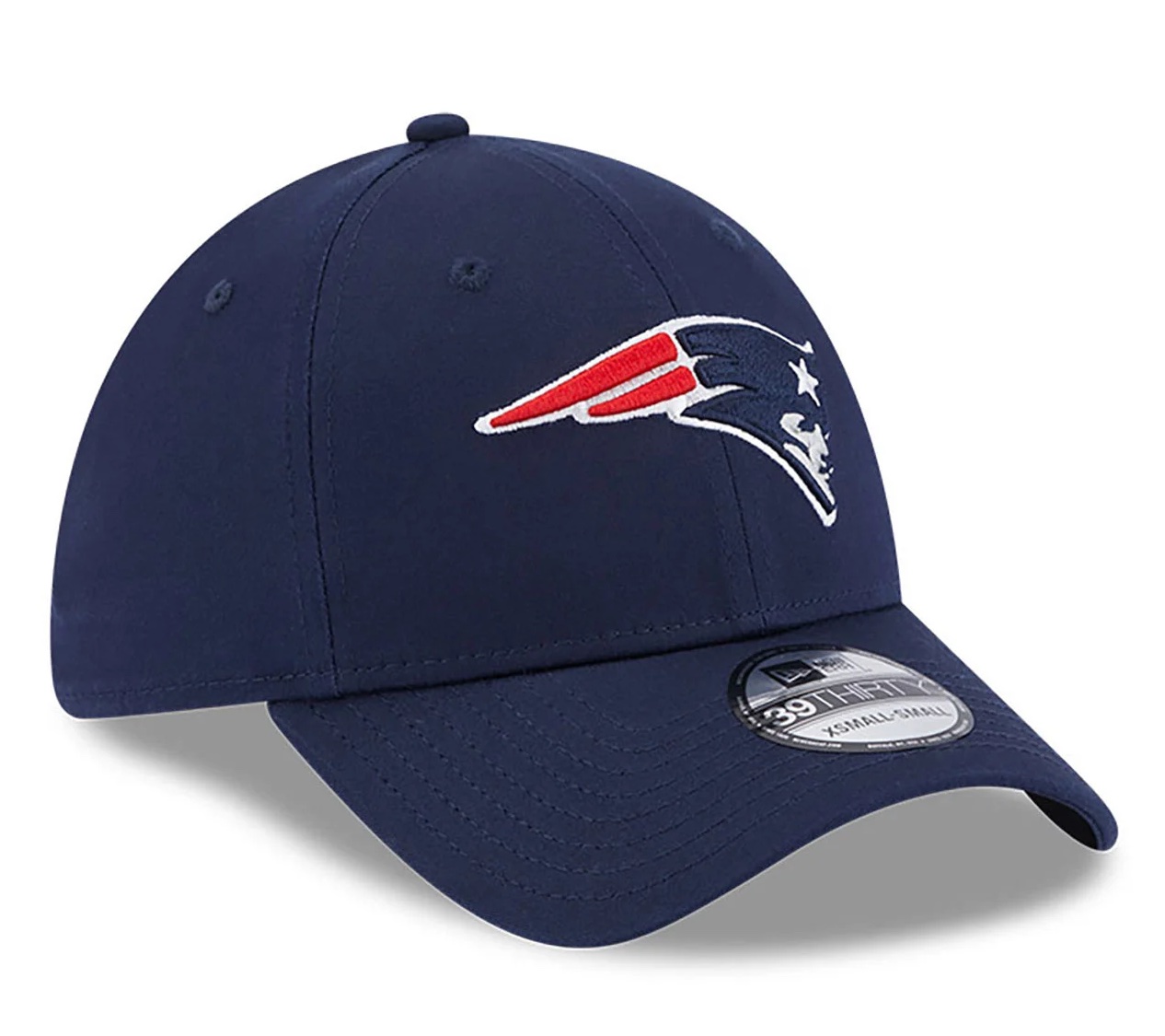 new-england-patriots-navy-39thirty-stretch-fit-cap-60364365-right-Kopie New Era 39Thirty Dunkeblaue New England Patriots 39THIRTY Stretch Fit Cap