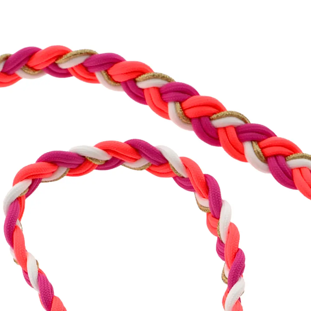 Lizzie Mae Handykette Pink Gold Zopf