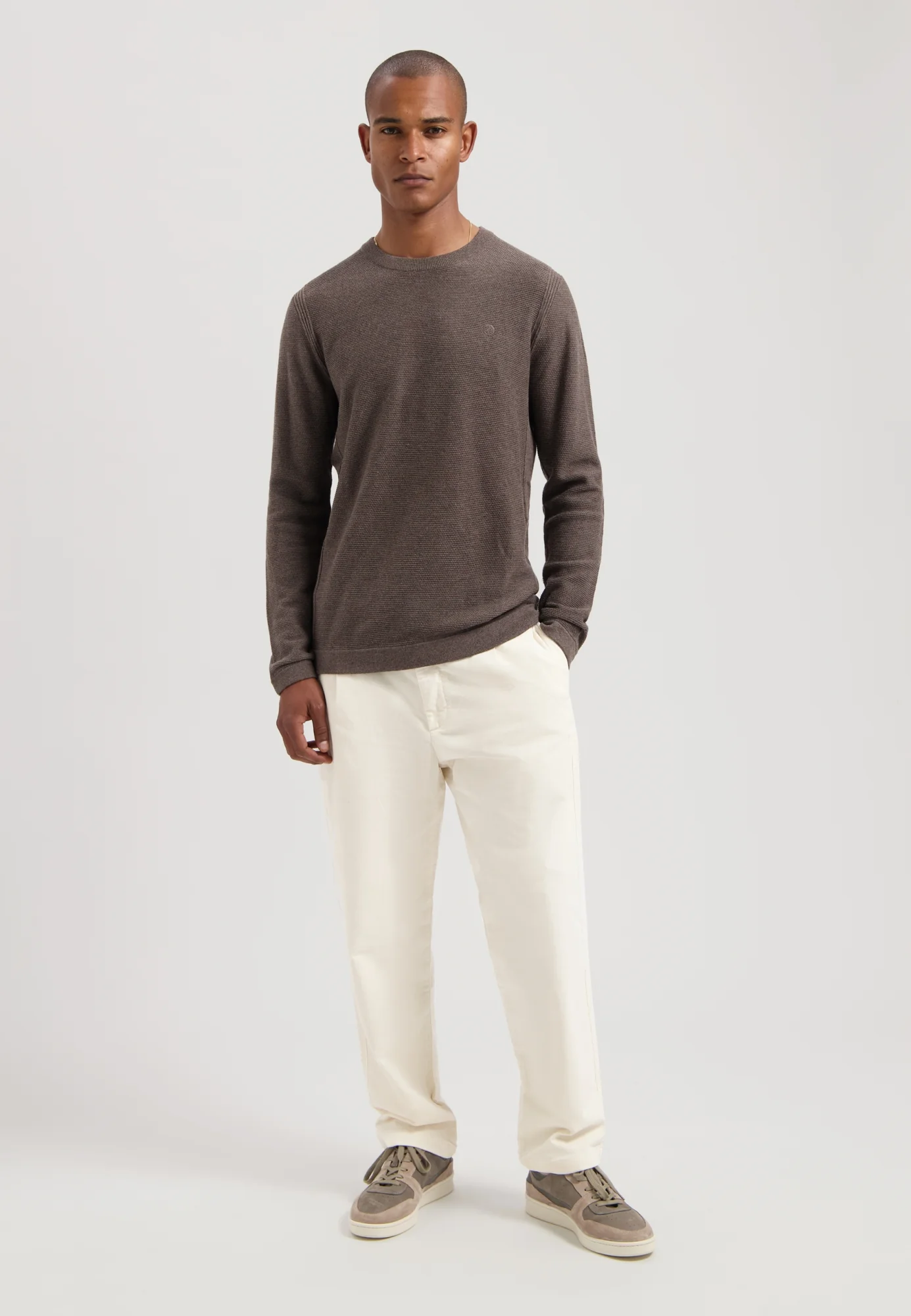 Dstrezzed Mercury Strickpullover in Drift Wood Braun - SALE Dstrezzed Mercury Strickpullover in Drift Wood Braun - SALE
