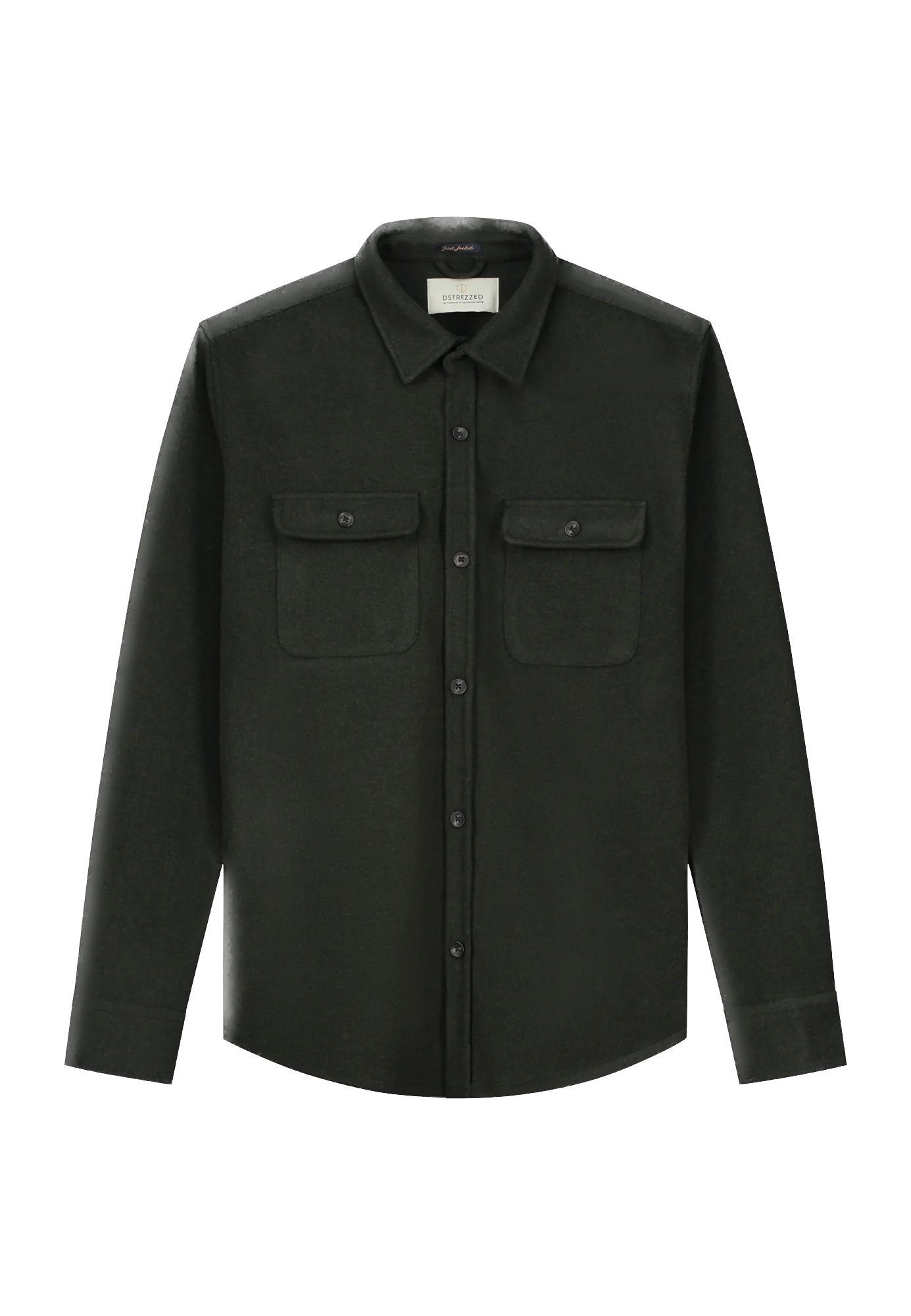 DSTREZZED Overshirt Hemd Ulrik - Olive Night - SALE