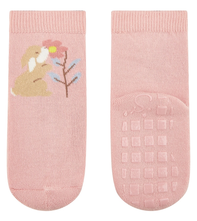Sterntaler ABS-Socken Stoppersocken Doppelpack in Rosa & Zartrosa - Hase & Blumen Sterntaler ABS-Socken Stoppersocken Doppelpack in Rosa & Zartrosa - Hase & Blumen