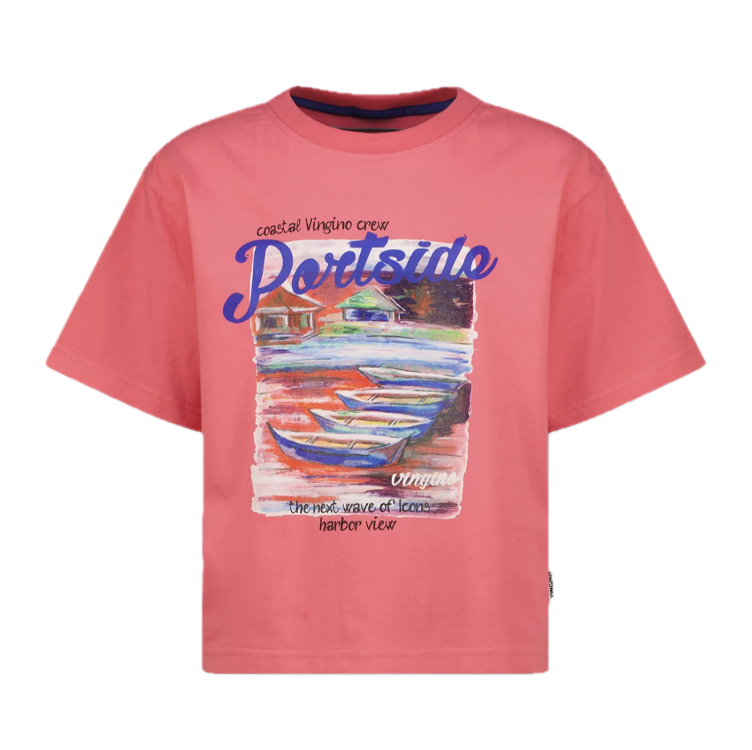 Vingino Mädchen T-Shirt Harma in Coral - Portside