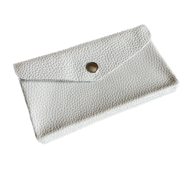 BFF Soft Leder Geldbeutel in Creme Weiß - Large 